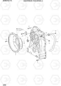 4050 GEARBOX HOUSING 2 50/60/70D-7K, Hyundai