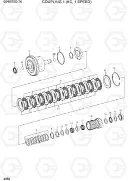 4060 COUPLING 1 (KC, 1 SPEED) 50/60/70D-7K, Hyundai