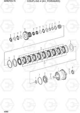 4090 COUPLING 4 (KV, FORWARD) 50/60/70D-7K, Hyundai