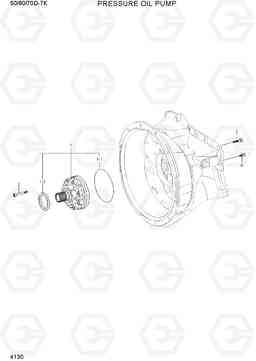 4130 PRESSURE OIL PUMP 50/60/70D-7K, Hyundai