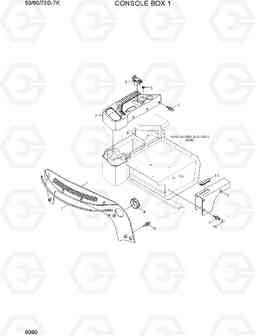 6060 CONSOLE BOX 1 50/60/70D-7K, Hyundai