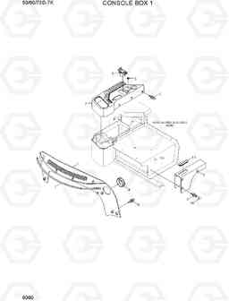 6060 CONSOLE BOX 1 50/60/70D-7K, Hyundai