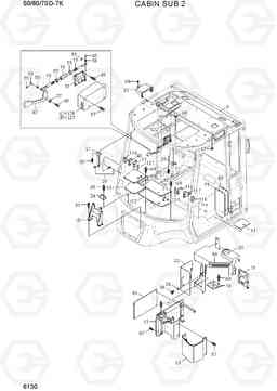 6130 CABIN SUB 2 50/60/70D-7K, Hyundai