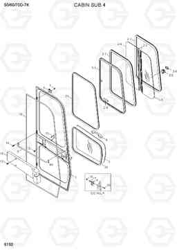 6150 CABIN SUB 4 50/60/70D-7K, Hyundai