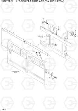 7054 INT S/SHIFT & CARRIAGE (V-MAST, 5TON) 50/60/70D-7K, Hyundai