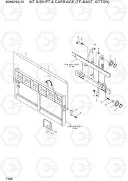 7166 INT S/SHIFT & CARRIAGE (TF-MAST, 6/7TON) 50/60/70D-7K, Hyundai