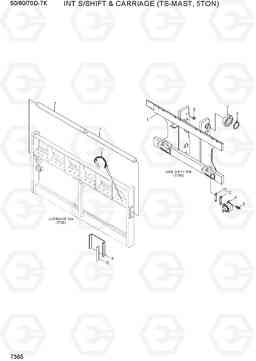 7365 INT S/SHIFT & CARRIAGE (TS-MAST,5TON) 50/60/70D-7K, Hyundai