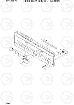 7541 SIDE SHIFT ASSY (JK, 6/7TON) 50/60/70D-7K, Hyundai