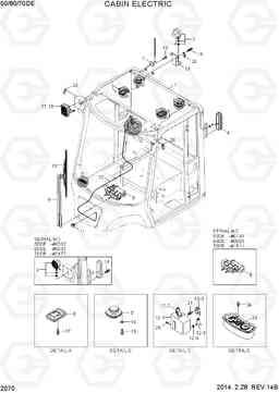 2070 CABIN ELECTRIC (OPT) 50/60/70D-7E, Hyundai