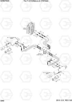 3060 TILT HYDRAULIC PIPING 50/60/70D-7E, Hyundai