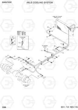 3095 AXLE COOLING SYSTEM 50/60/70D-7E, Hyundai