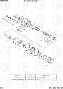 3A90 STEERING UNIT 50/60/70D-7E, Hyundai