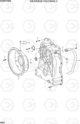 4050 GEARBOX HOUSING 2 50/60/70D-7E, Hyundai