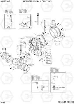 4180 TRANSMISSION MOUNTING 50/60/70D-7E, Hyundai