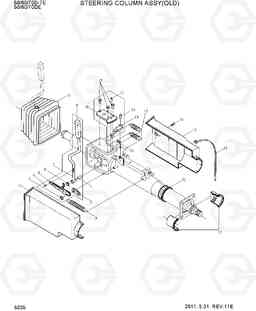 5035 STEERING COLUMN ASSY(OLD) 50/60/70D-7E, Hyundai