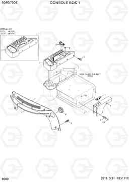 6060 CONSOLE BOX 1 50/60/70D-7E, Hyundai