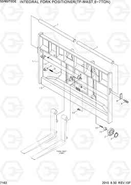 7162 INTEGRAL F/POSITIONER(TF-MAST,60/70) 50/60/70D-7E, Hyundai