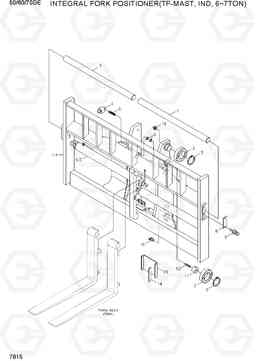 7815 INTEGRAL F/POSITIONER(TF-MAST,IND,6~7T) 50/60/70D-7E, Hyundai