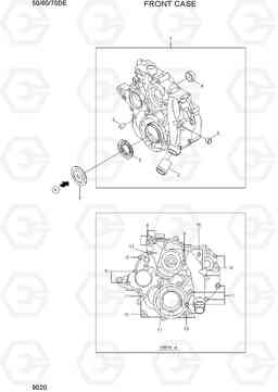 9020 FRONT CASE 50/60/70D-7E, Hyundai