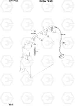 9210 GLOW PLUG 50/60/70D-7E, Hyundai
