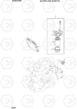 9230 SUPPLING PARTS 50/60/70D-7E, Hyundai