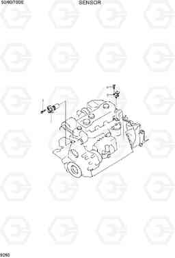 9260 SENSOR 50/60/70D-7E, Hyundai