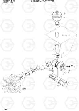 1020 AIR INTAKE SYSTEM 50/60/70D-7E ACE, Hyundai