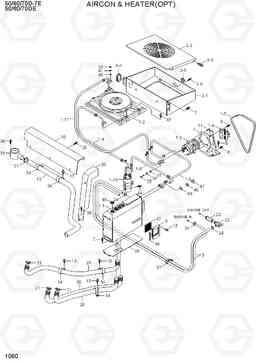 1060 AIRCON & HEATER (OPT) 50/60/70D-7E ACE, Hyundai