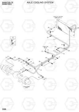 3095 AXLE COOLING SYSTEM 50/60/70D-7E ACE, Hyundai