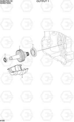 4100 OUTPUT 1 50/60/70D-7E ACE, Hyundai