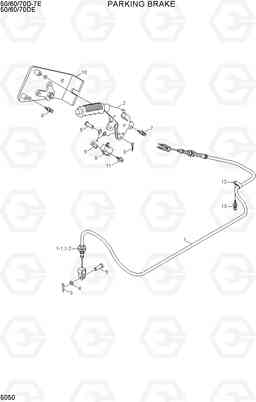 5050 PARKING BRAKE 50/60/70D-7E ACE, Hyundai