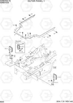 6020 OUTER PANEL 1 50/60/70D-7E ACE, Hyundai