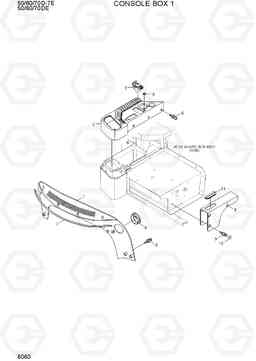 6060 CONSOLE BOX 1 50/60/70D-7E ACE, Hyundai