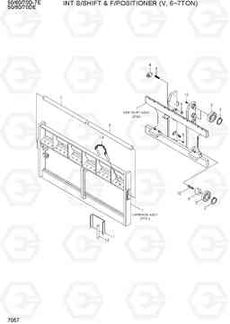 7057 INT S/SHIFT & F/POSITIONER (V, 6~7TON) 50/60/70D-7E ACE, Hyundai