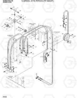 7220 5-SPOOL HYD PIPING (TF-MAST) 50/60/70D-7E ACE, Hyundai