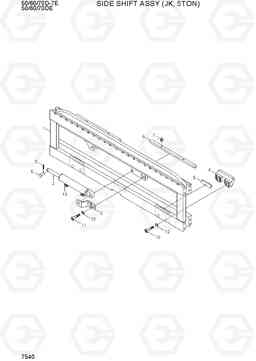 7540 SIDE SHIFT ASSY (JK, 5TON) 50/60/70D-7E ACE, Hyundai