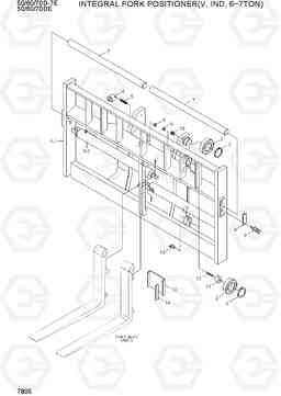 7805 INTEGRAL F/POSITIONER (V, IND, 6~7TON) 50/60/70D-7E ACE, Hyundai