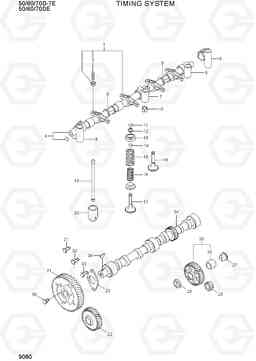 9080 TIMING SYSTEM 50/60/70D-7E ACE, Hyundai