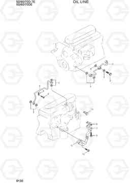 9130 OIL LINE 50/60/70D-7E ACE, Hyundai