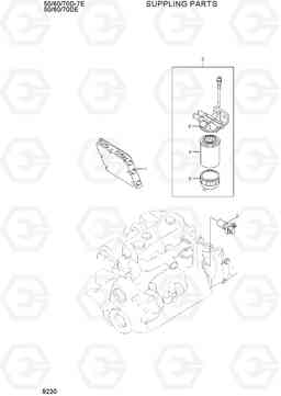9230 SUPPLING PARTS 50/60/70D-7E ACE, Hyundai