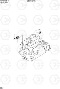 9260 SENSOR 50/60/70D-7E ACE, Hyundai