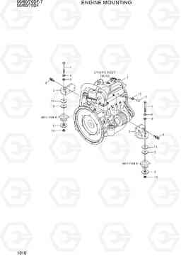 1010 ENGINE MOUNTING 50/60/70DF-7, Hyundai