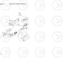 1035 EXHAUST SYSTEM(HORIZONTAL) 50/60/70DF-7, Hyundai