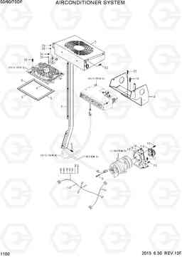 1100 AIR CONDITIONER SYSTEM 50/60/70DF-7, Hyundai