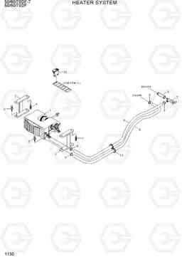 1130 HEATER SYSTEM 50/60/70DF-7, Hyundai