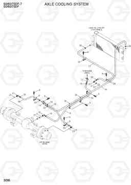 3095 AXLE COOLING SYSTEM 50/60/70DF-7, Hyundai