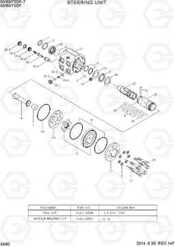 3A90 STEERING UNIT 50/60/70DF-7, Hyundai