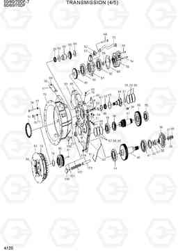 4120 TRANSMISSION (4/5) 50/60/70DF-7, Hyundai