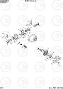 4200 DRIVE AXLE 1 50/60/70DF-7, Hyundai