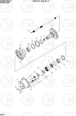 4210 DRIVE AXLE 2 50/60/70DF-7, Hyundai